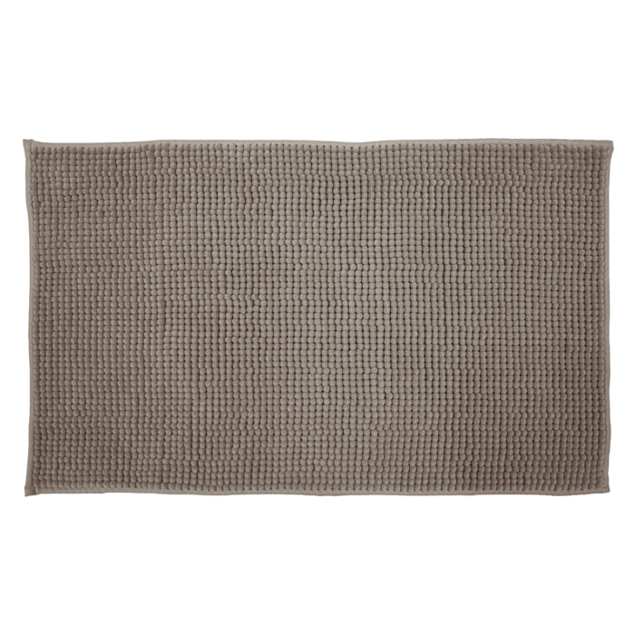 TAPPETO BAGNO SCENDI DOCCIA 60X120 CM 100% POLIESTERE TORTORA