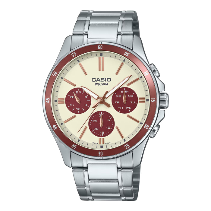 Reloj Casio MTP-1374D-5A2VDF Hombre Analogico Cuarzo con Correa de Acero inoxidable
