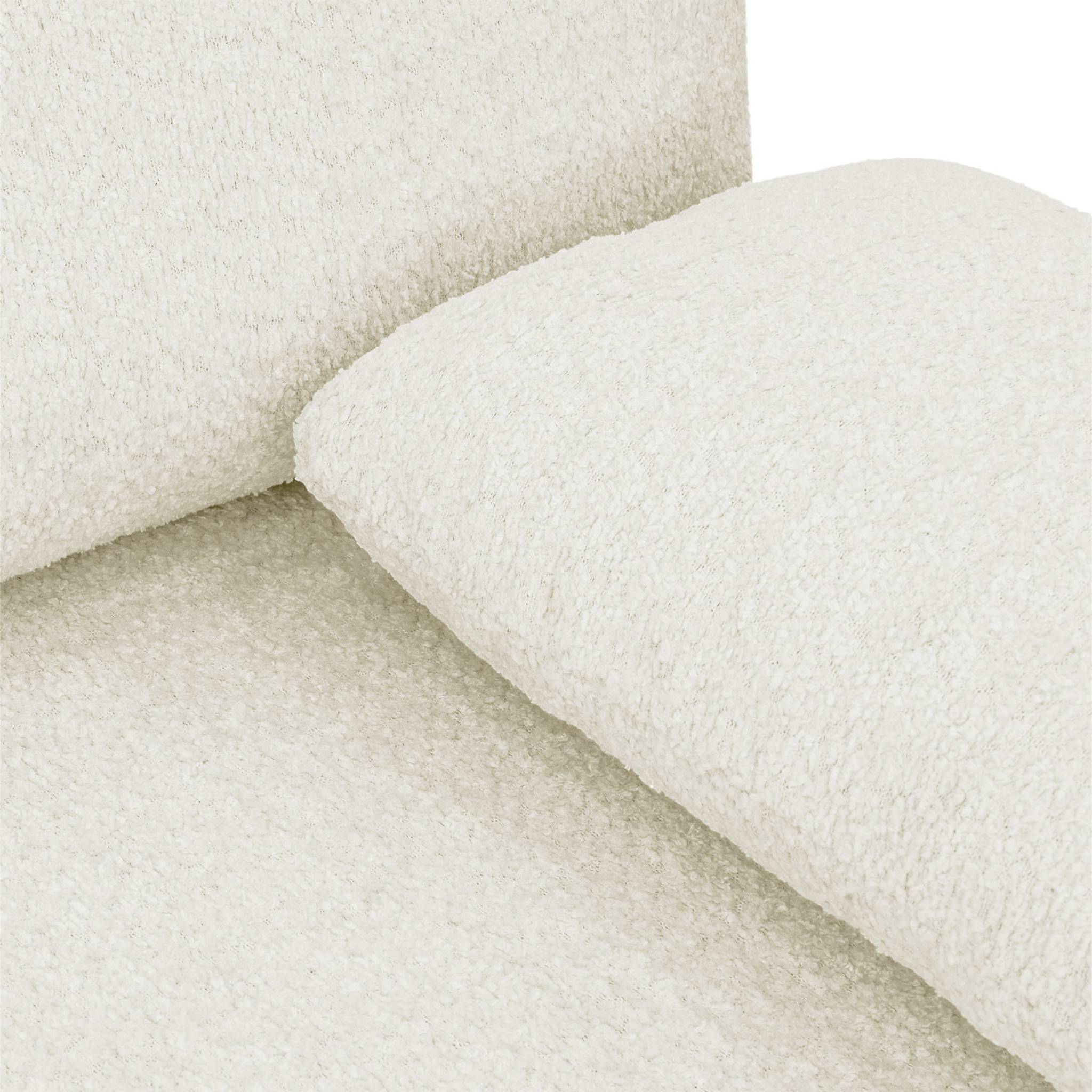 Banquette convertible 3 places bouclette NELSON