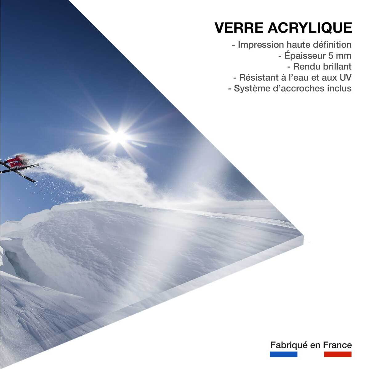 Tableau mute grab ski Tableau plexiglas