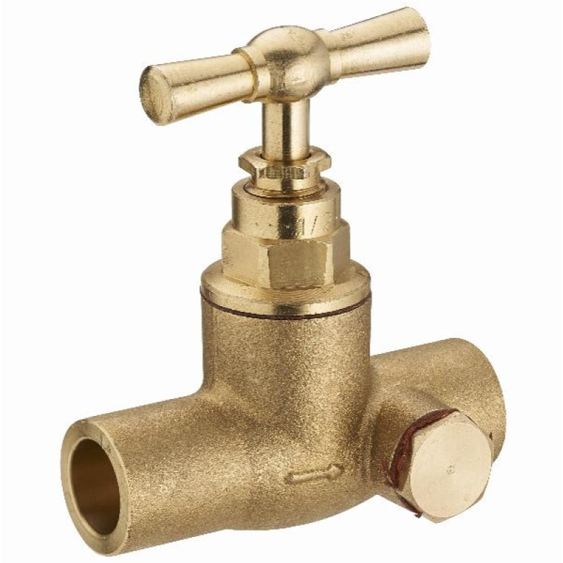 Robinet d'arrêt à souder à purge pour tube NOYON & THIEBAULT - Ø 14 mm - 1173-14L1