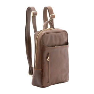 Zaino  unisex In Vera pelle Made in Italy 27x36x8 cm