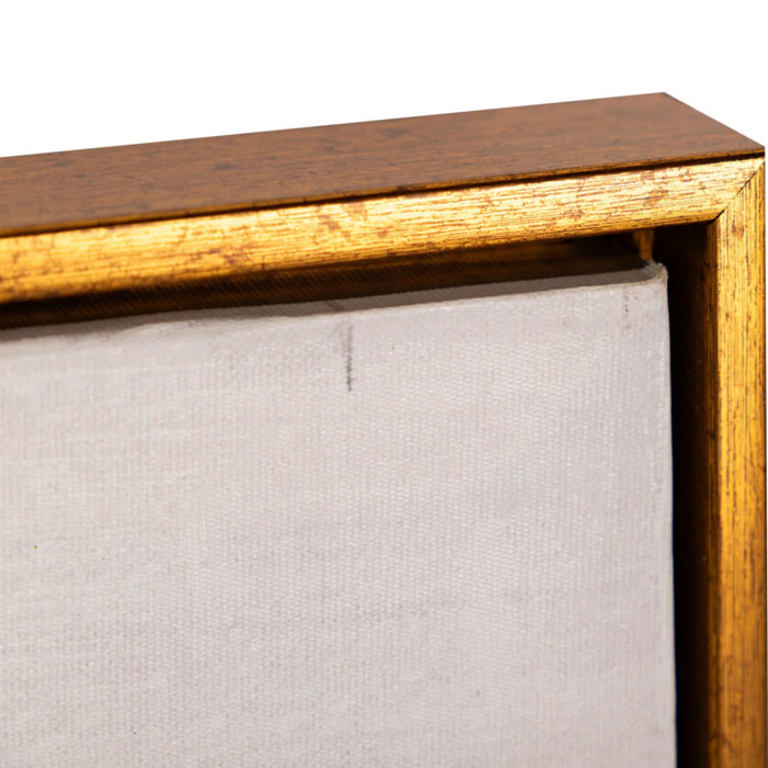 Cuadro Arbol Con Marco Champagne 120x4x80 Cm