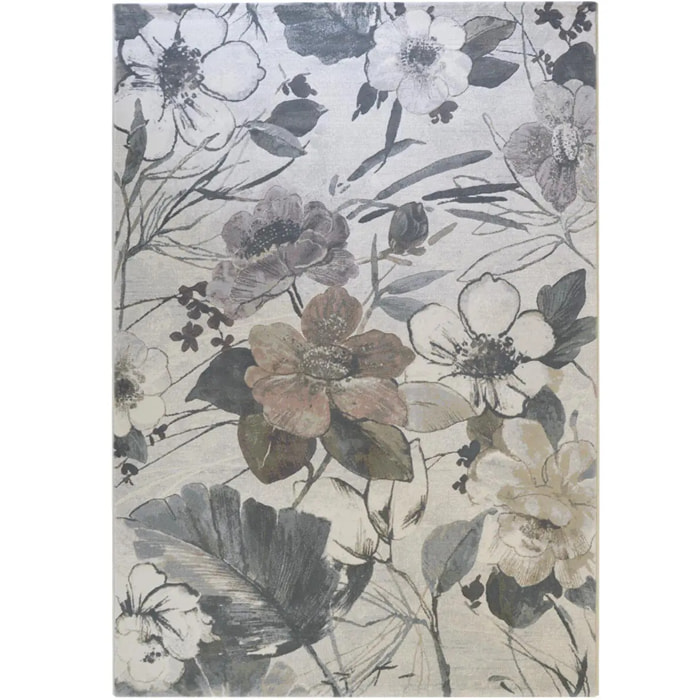 Tappeto Disegno Floreale Multicolore