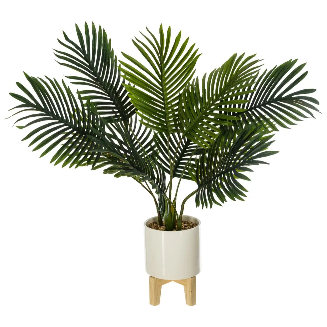 Palmier artificiel pot céramique H72cm