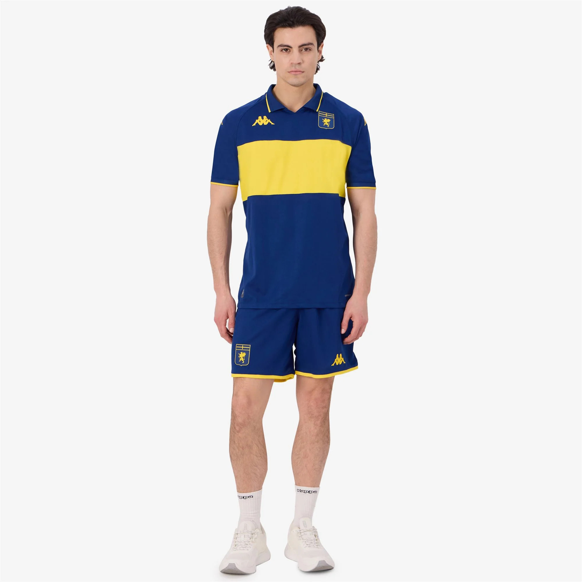 Kappa - Pantaloni Corti Uomo Blu - Kombat Ryder Genoa