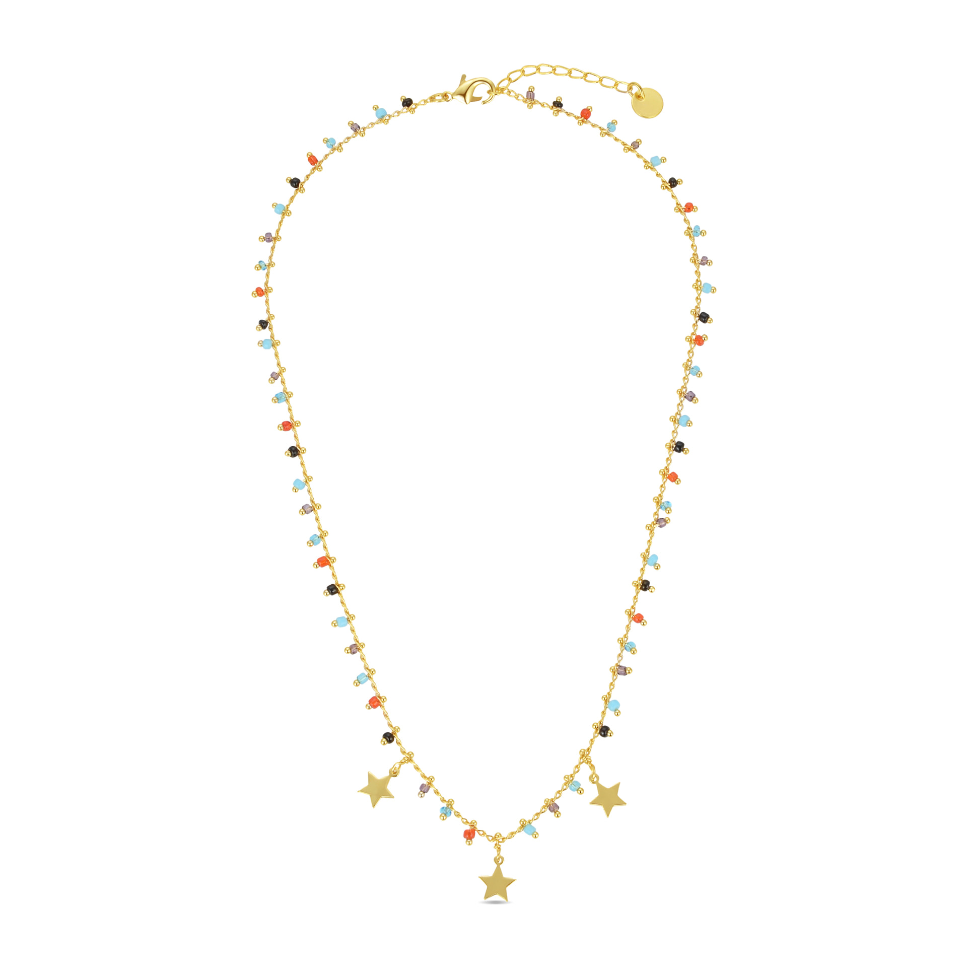 Collar Beos acabado oro amarillo 18k