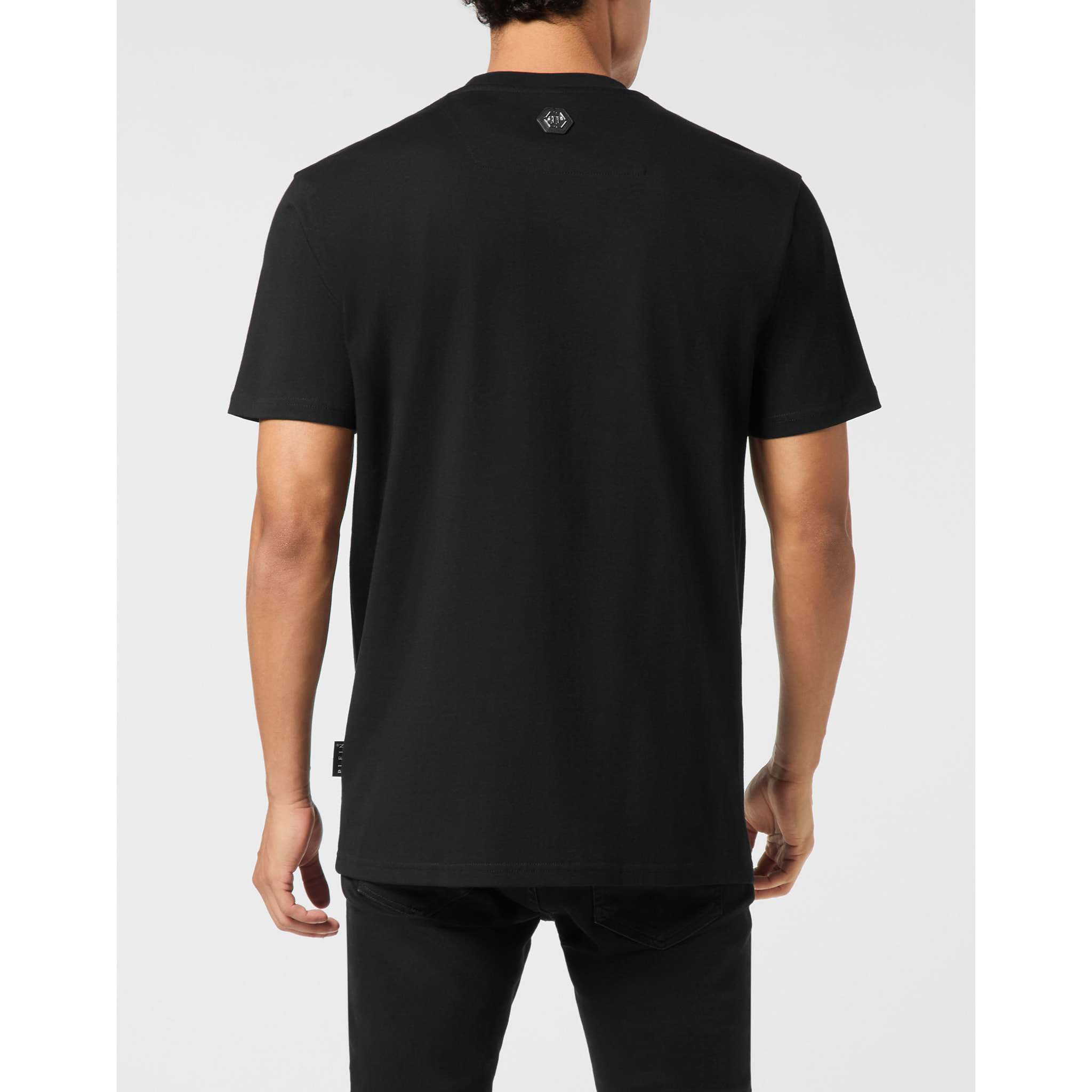 PHILIPP PLEIN Camiseta de cuello redondo y manga corta SKULL