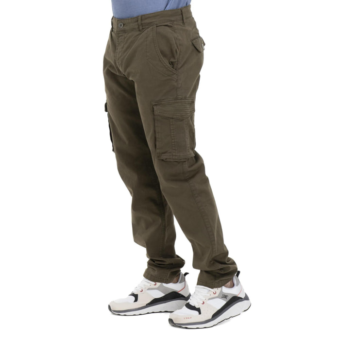 Pantalones cargo para hombre con bolsillos, ideales para el trabajo y el ocio.