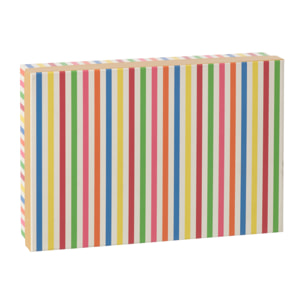 J-Line Tasse + Sous-tasse - porcelaine - multicolore - small - set de 6