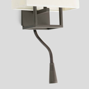 VESPER Aplique marrón y beige con lector