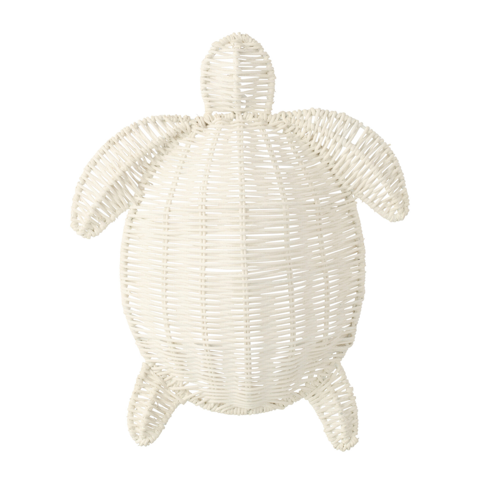 J-Line Décoration Murale Turtle - métal - blanc cassé - small