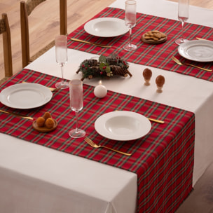 Camino de mesa NAIBI ROJO