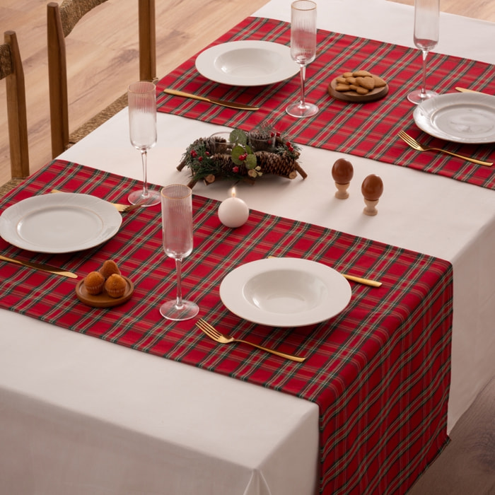 Camino de mesa NAIBI ROJO