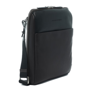 Borsa a tracolla da uomo In Vera pelle Made in Italy 24x28x4 cm