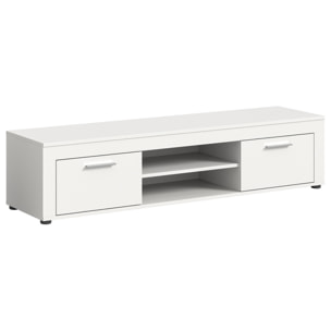 Stafford - meuble tv - blanc - 160 cm - Blanc