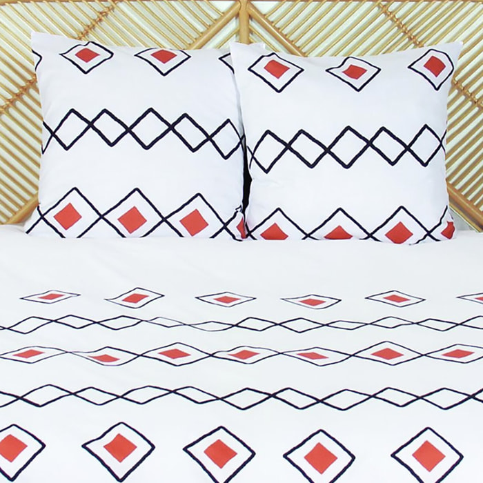 Parure de couette 3pcs 100%microfibre 72 gsm zest