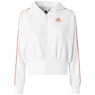 Felpe Kappa Donna 222 Banda Carlise Grigio