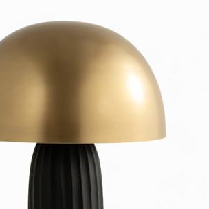 Lampe en métal noir et doré - Joy