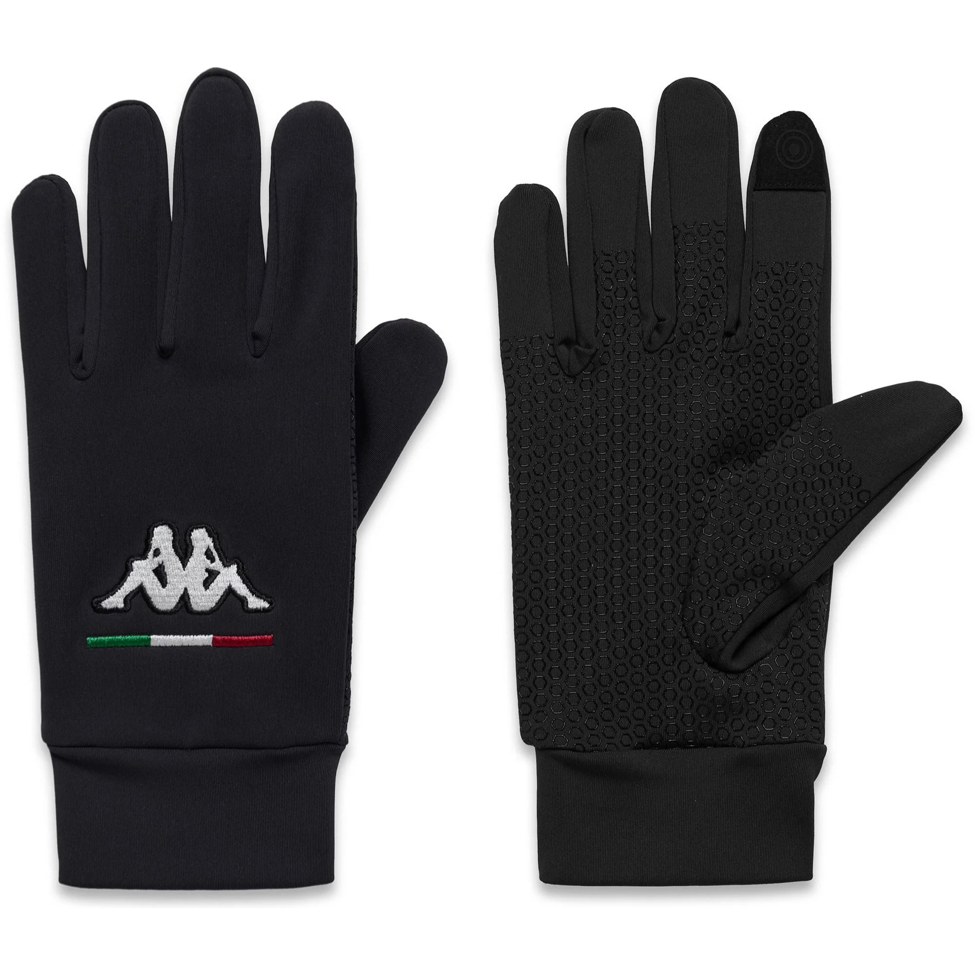 Kappa - Guanti Uomo Donna Nero - Hanty 2