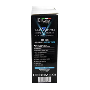 Asciugacapelli Innovation 2200W Higt Thec Blue Ions Therapy - 2200W - Nero