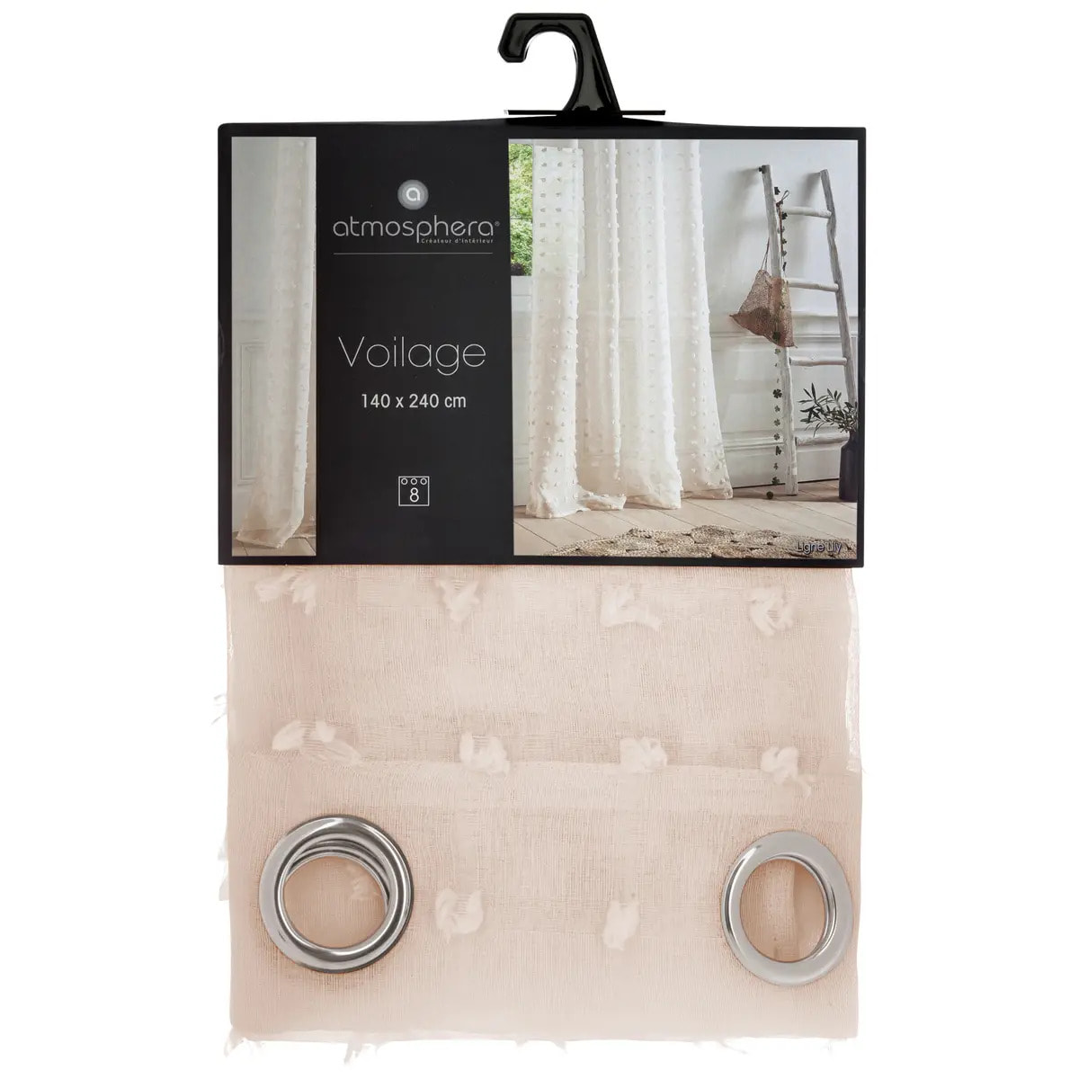 Voilage "Lily" beige 140x240cm