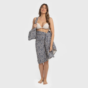 Confezione asciugamano sarong + borsa a mano