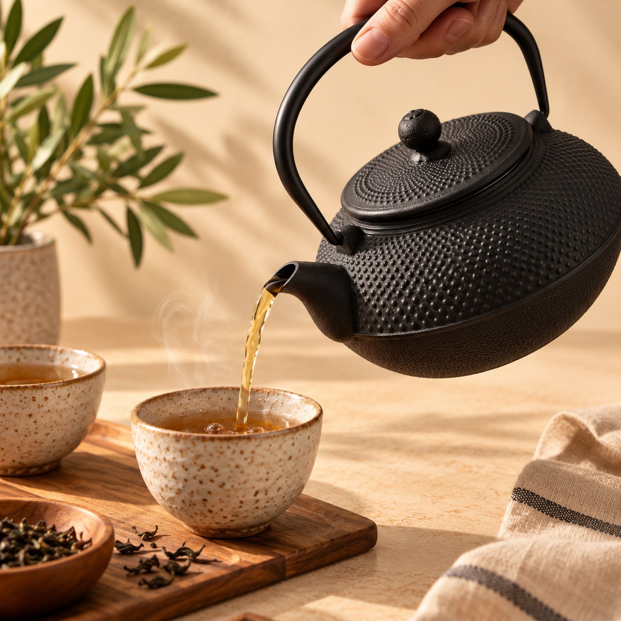 Théiere osaka 1.5l en fonte noire