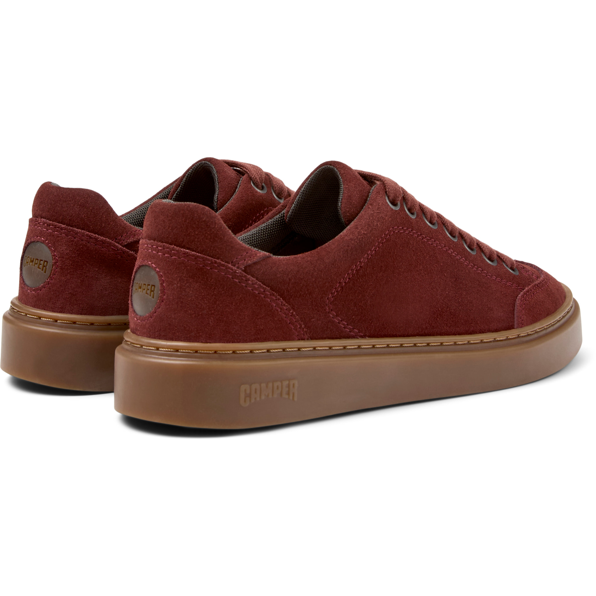 Sneakers - CAMPER Runner Twentyfive - Bordeaux - Pelle scamosciata