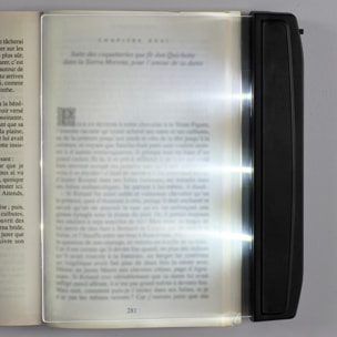 Lampe de Lecture LED - JE CHERCHE UNE IDEE - Noir - Piles - Compacte