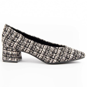 Zapato De Tacón - Negro - Altura: 4 Cm