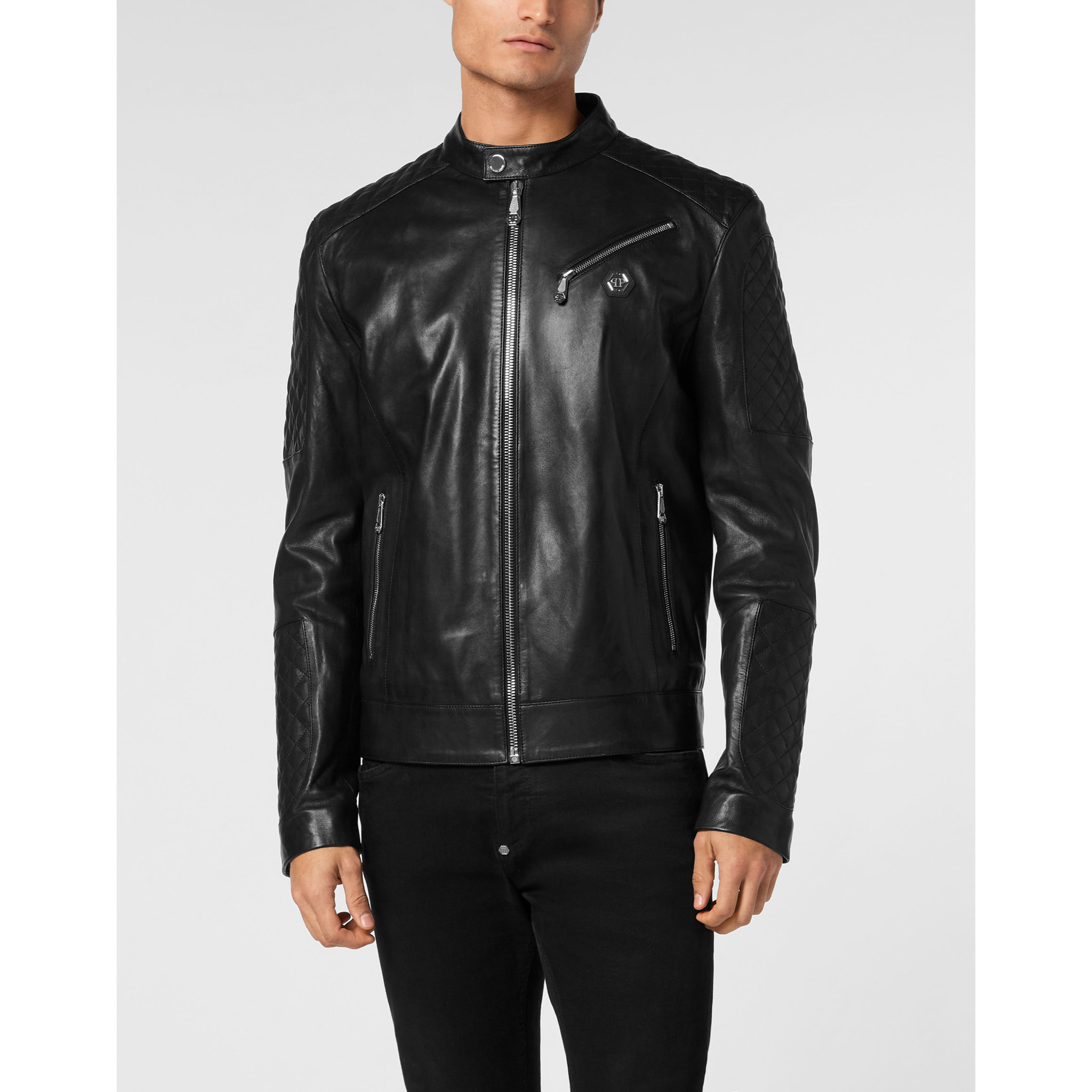 PHILIPP PLEIN Leather Jacket