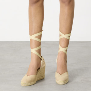 Alpargata cuña de yute 9cm