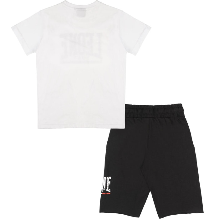 Conjunto infantil con camiseta y pantalón corto de algodón Leone Original