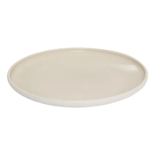 Assiette dessert Chiara beige