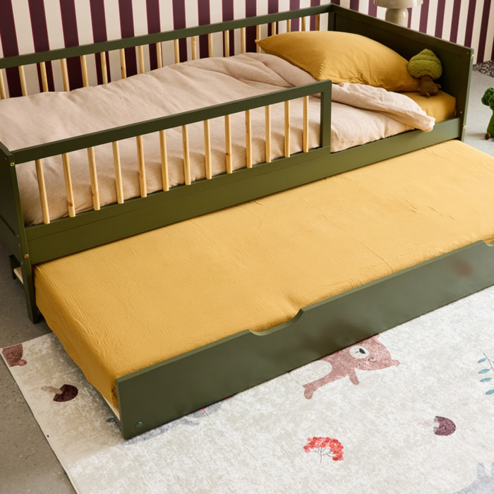 Tiroir lit enfant bois de pin  TIROIR LIT 190X94 CM