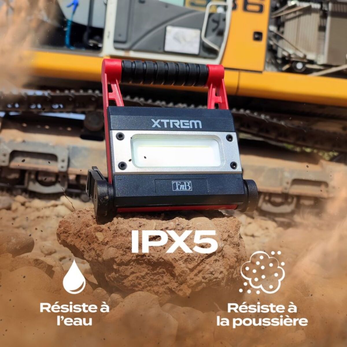 Batterie externe TNB Lampe extérieure noir