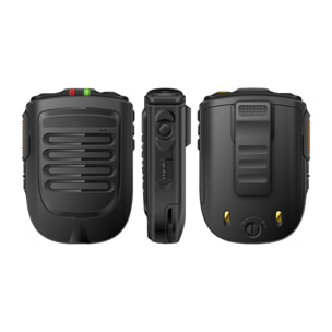 DAM Walkie Talkie Bluetooth BM001 compatible con Android. Bluetooth 4.2+EDR. Botón SOS. 9x3x6,5 Cm. Color: Negro