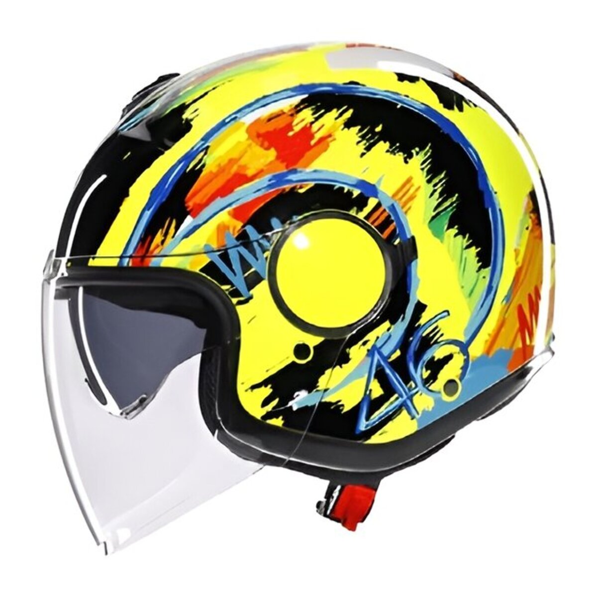 CASCO AGV ETERES E2206 ROSSI WINTER TEST 2019