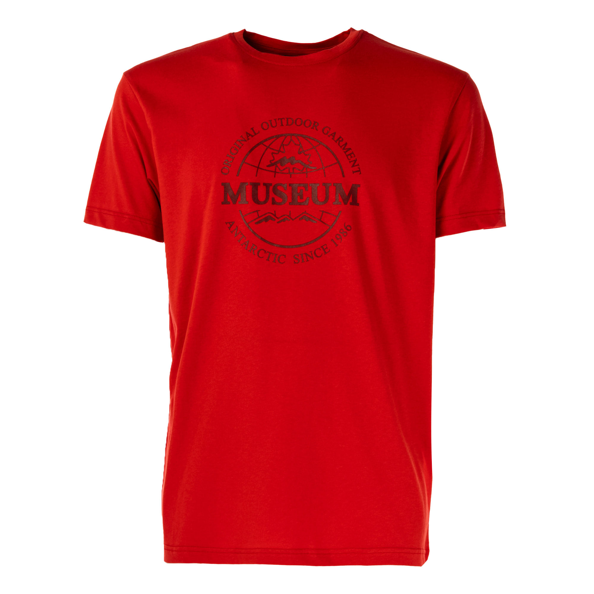 MUSEUM t-shirt uomo rosso