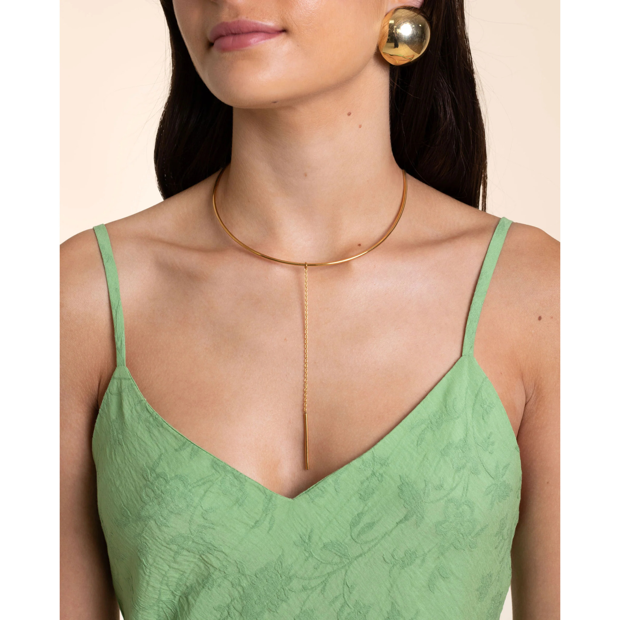 Choker de mujer con cadena