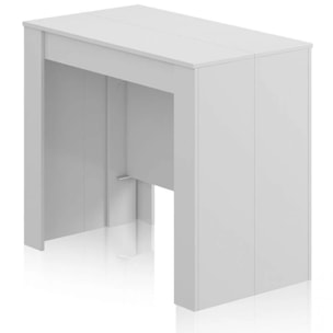 Mesa consola extensible Kendra Blanco