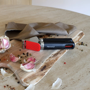 Presse ail en acier inoxydable DELUXE