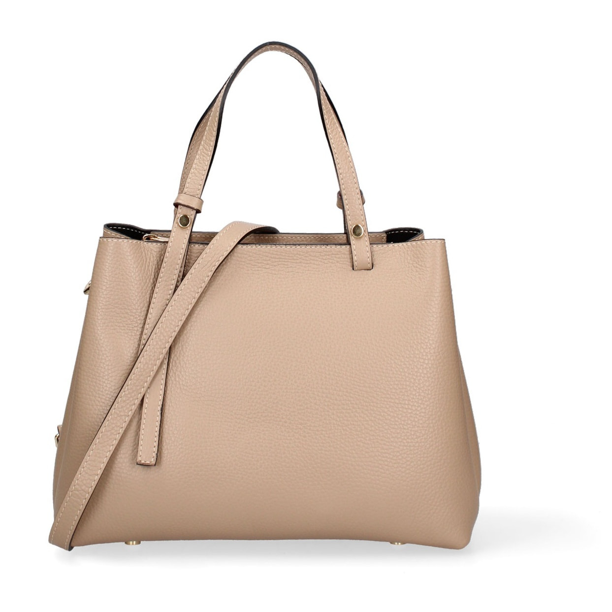 Borsa a mano da donna Made in Italy - Modello Novara Ultra - 100% pelle - 28.0 x 21.0 x 12.0 cm