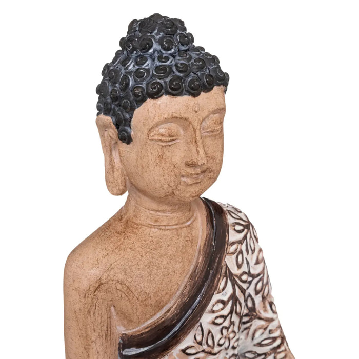 Statuette "Bouddha" assis - résine H22 - 5 cm