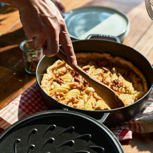 Sauteuse STAUB Chistera en Fonte, Ø 28 cm, 3,7 L, Noir Mat