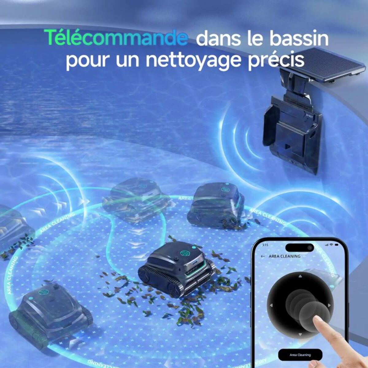 Robot piscine WYBOT S2 Solar