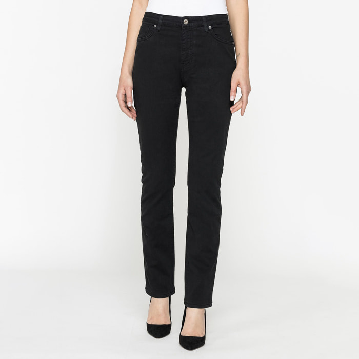 PANTALONE IN GABARDINA MOD.753 . Vita alta e gamba confortevole.