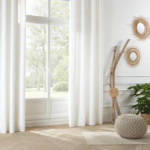 Rideau "Mémories" blanc ivoire 140x260cm