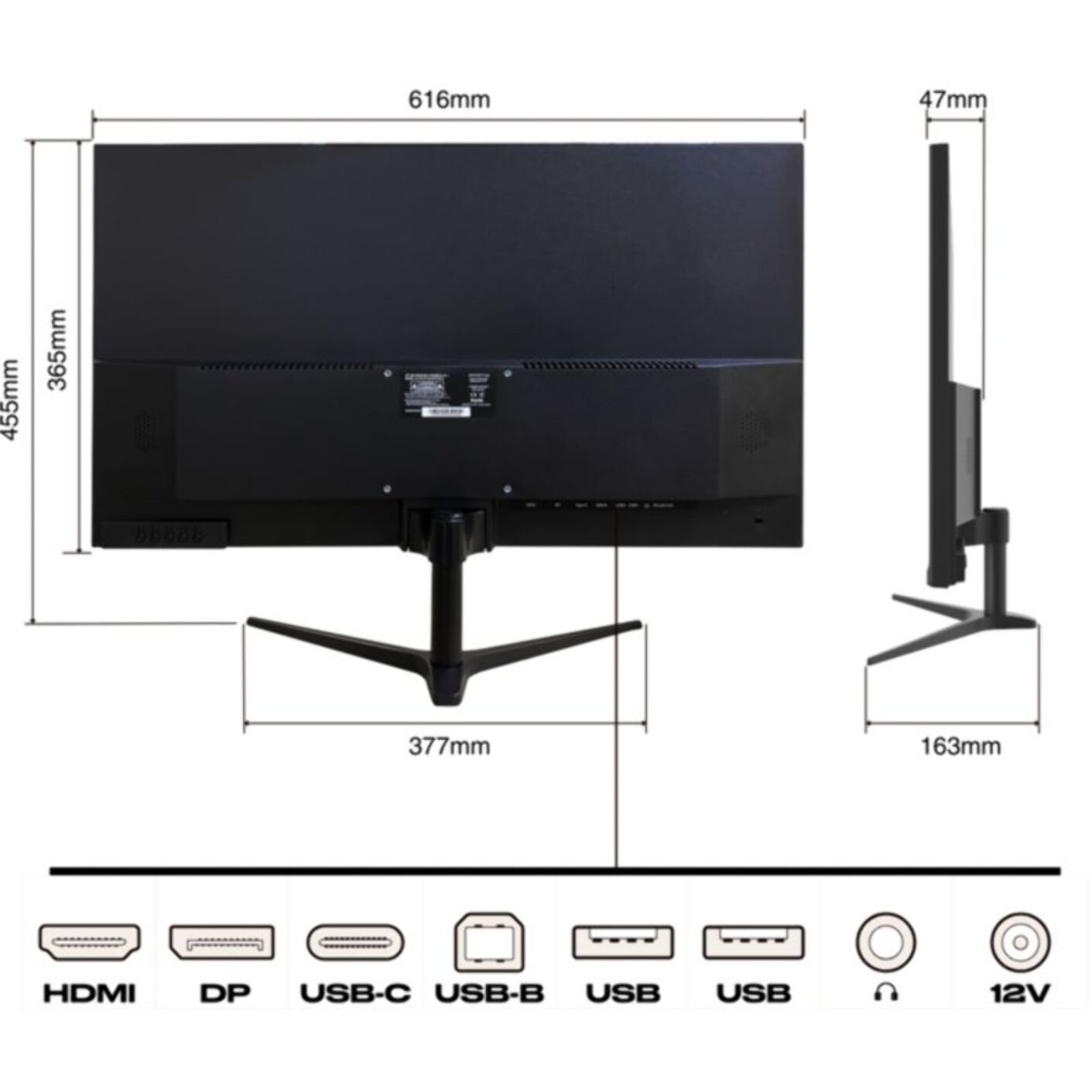 Ecran PC JAPANNEXT JN-IPS270WQHD75F-C65W Plat 27"